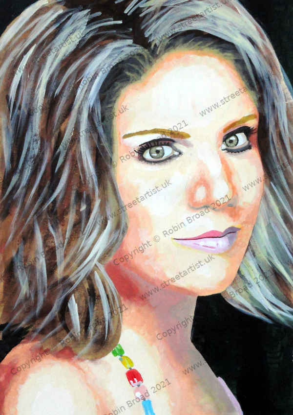 Alison Krauss artwork by Robin Broad, artist, Newcastle upon Tyne, UK